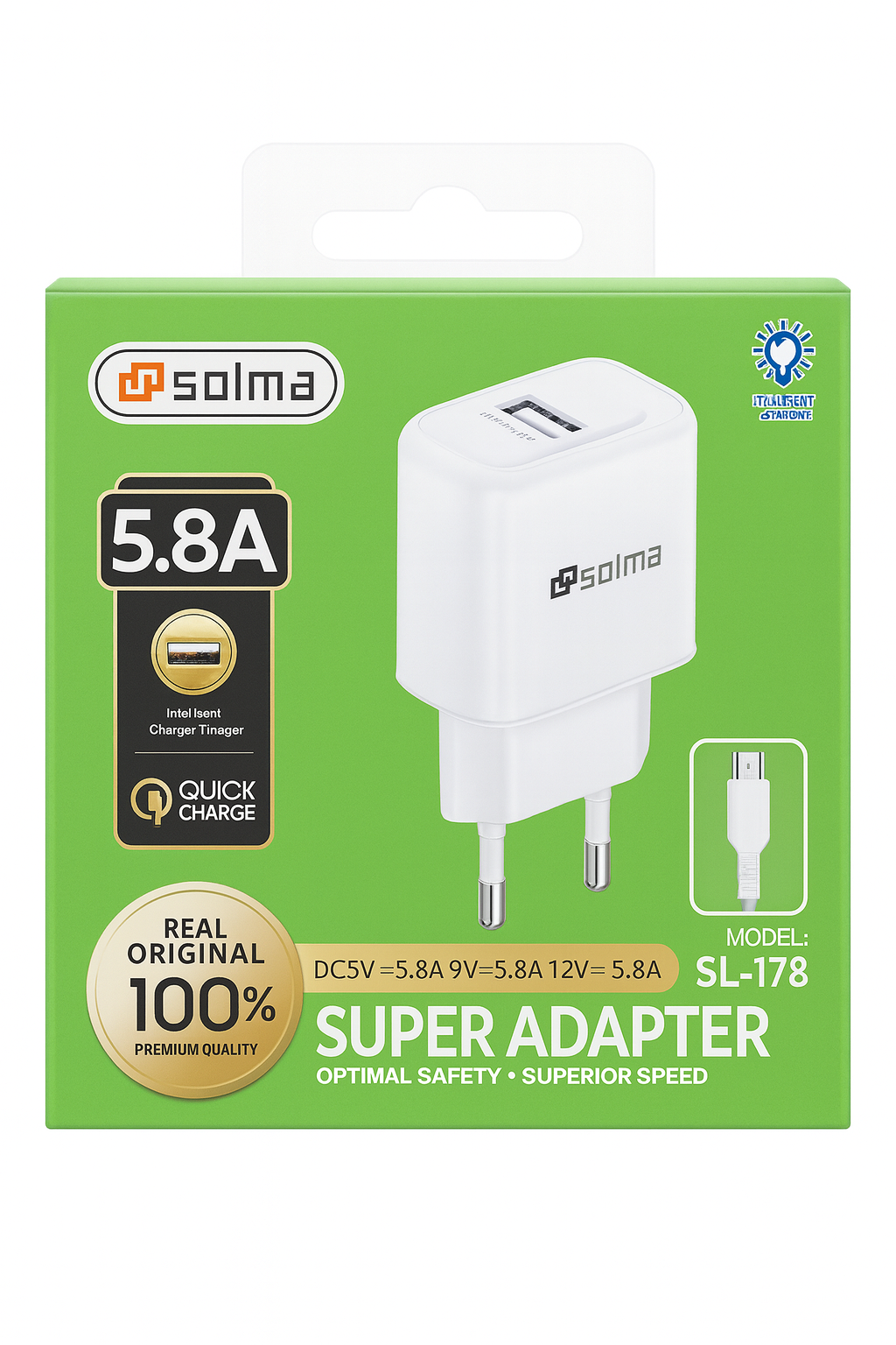 Cargador Rápido para Celulares Android y con Garantía